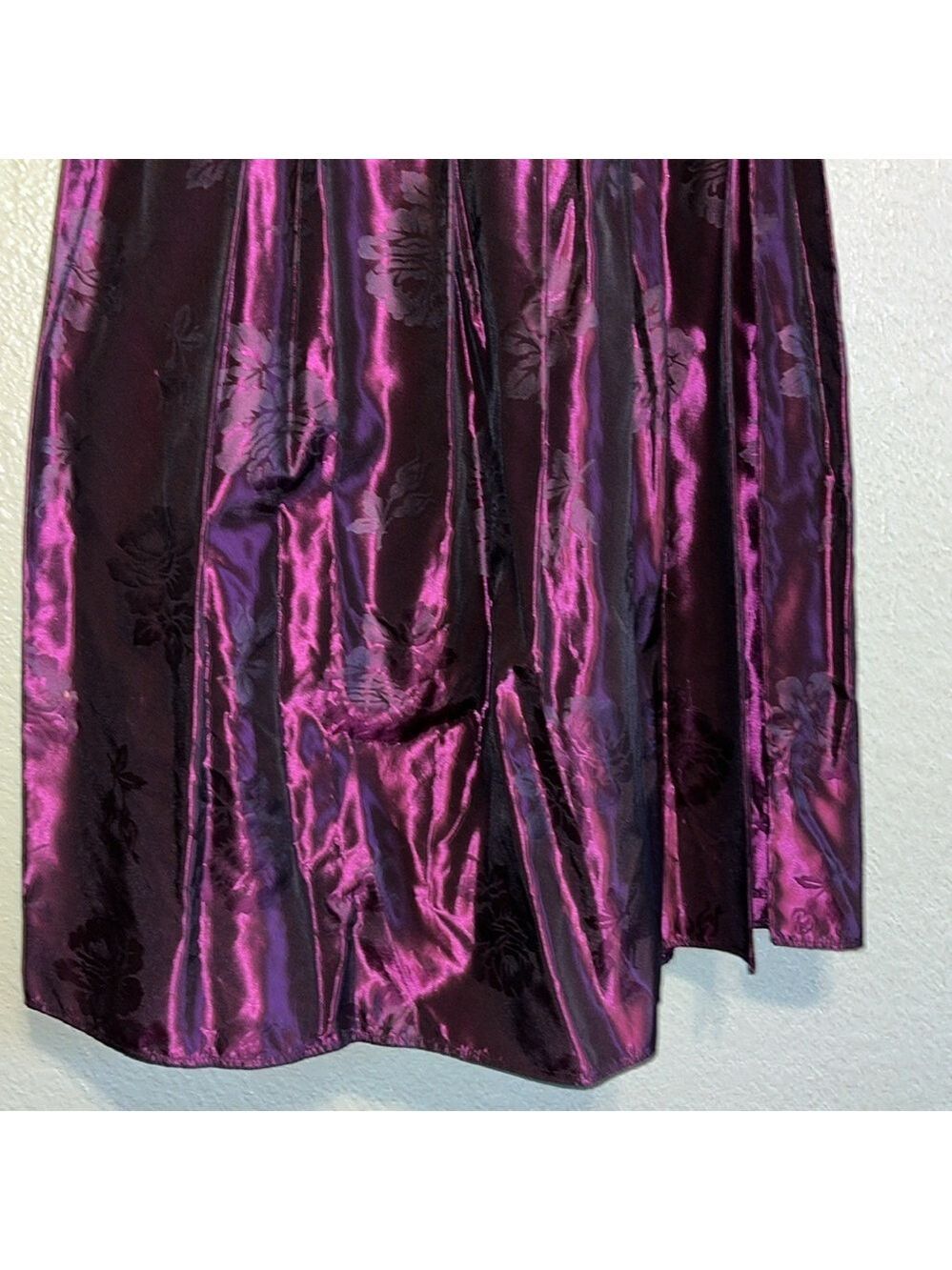 Laura Ashley Vintage 80s Velvet Strapless Gown - Picture 6 of 12